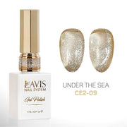 LAVIS Cat Eyes CE2 - 09 - Gel Polish 0.5 oz - Under The Sea Collection - DTK Nail Supply
