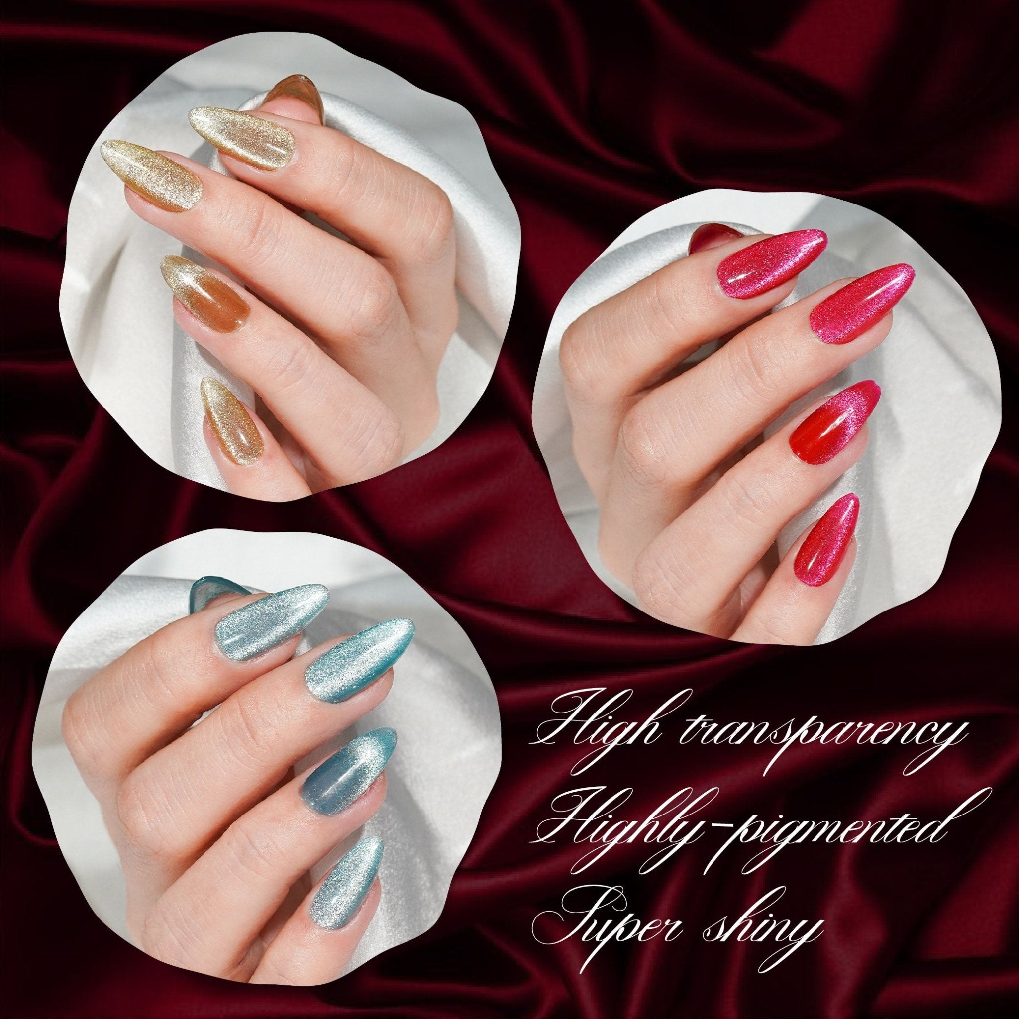 LAVIS Cat Eyes CE2 - Gel Polish 0.5 oz - Under The Sea Collection - DTK Nail Supply