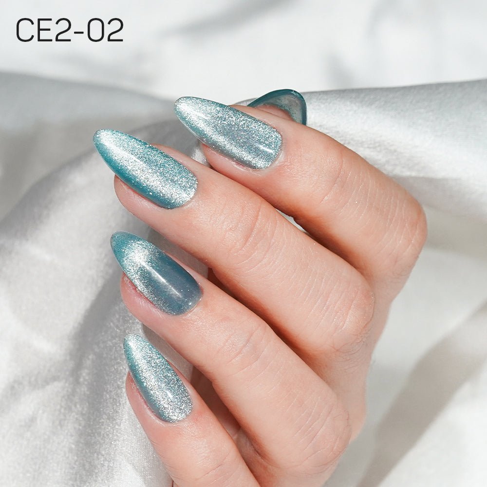 LAVIS Cat Eyes CE2 - Gel Polish 0.5 oz - Under The Sea Collection - DTK Nail Supply