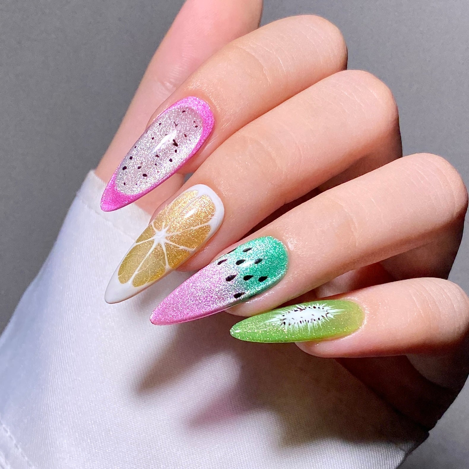 LAVIS 9D Cat Eyes CE3 - 02 - Gel Polish 0.5 oz - Tropical Candy