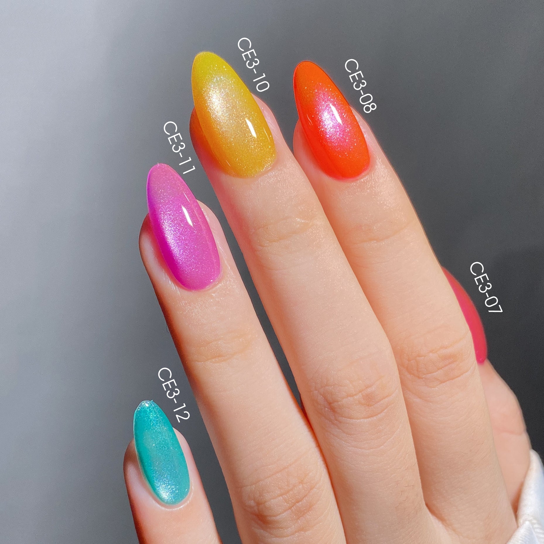 LAVIS Cat Eyes CE3 - 08 - Gel Polish 0.5 oz - Tropical Candy Collection - DTK Nail Supply