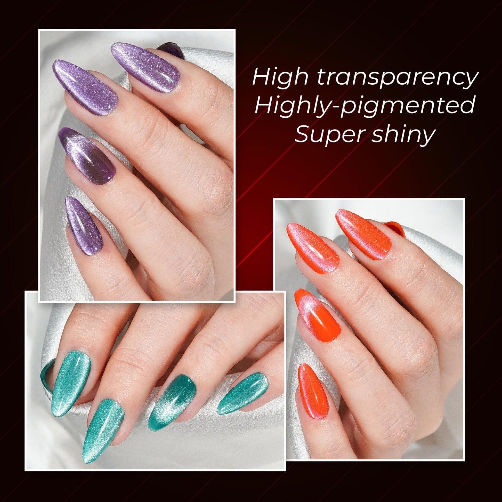 LAVIS Cat Eyes CE3 - Gel Polish 0.5 oz - Tropical Candy Collection - DTK Nail Supply