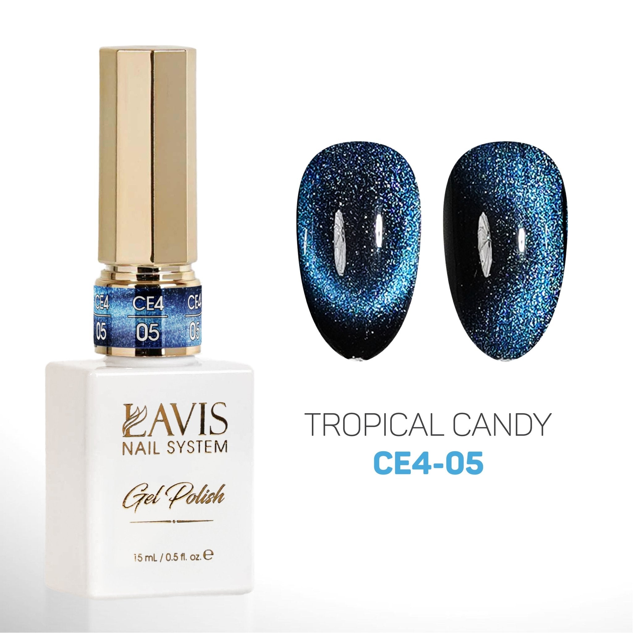 LAVIS Cat Eyes CE4 - 05 - Gel Polish 0.5 oz - Fairy Tale Collection - DTK Nail Supply