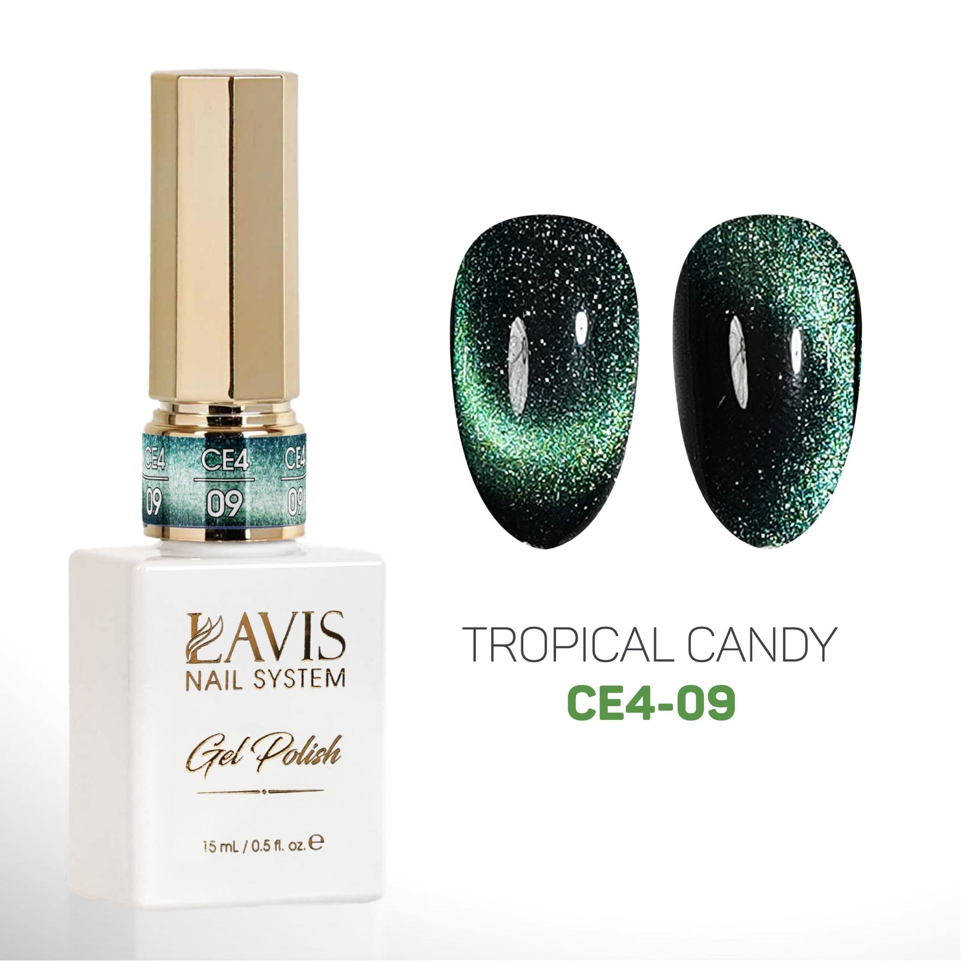 LAVIS Cat Eyes CE4 - 09 - Gel Polish 0.5 oz - Fairy Tale Collection - DTK Nail Supply
