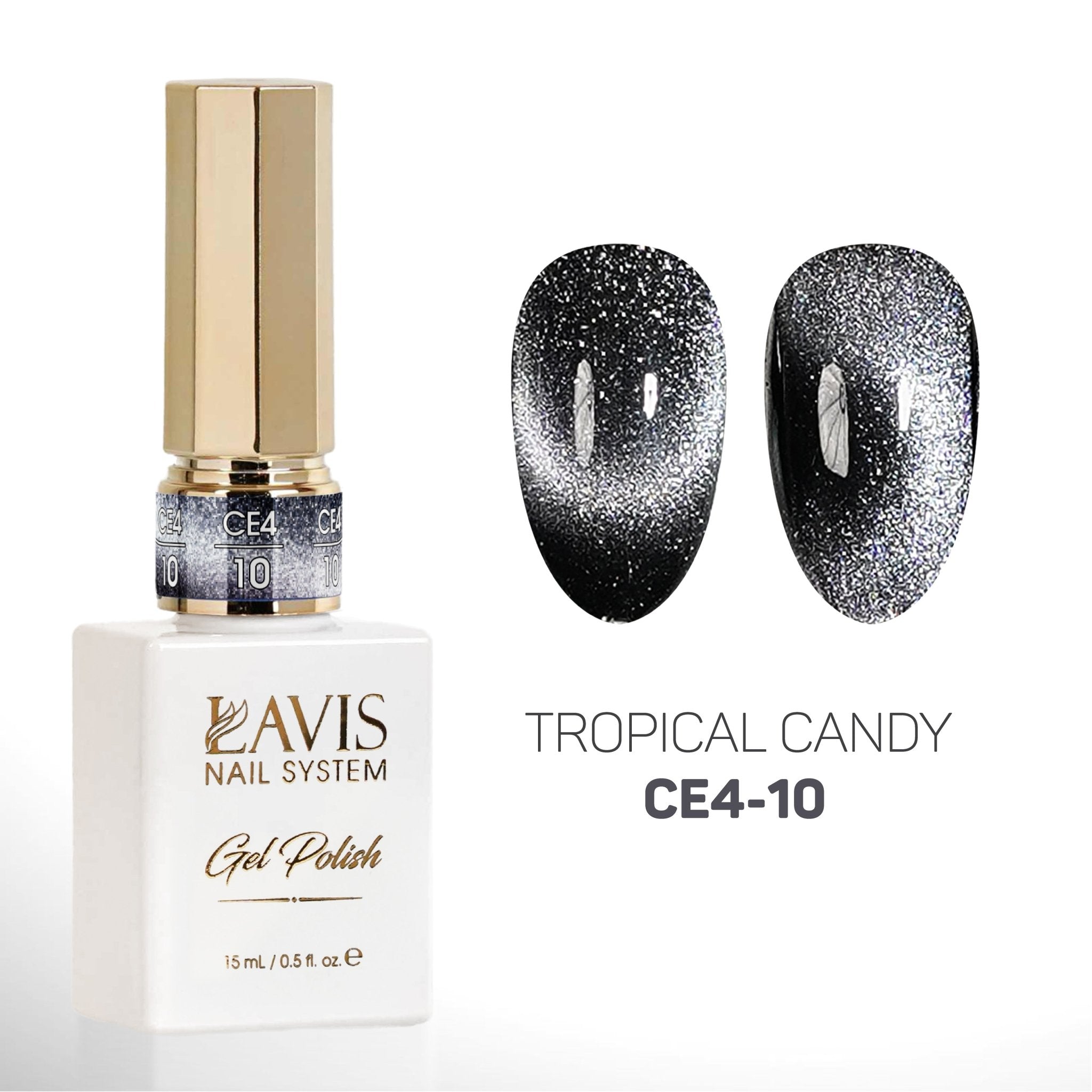 LAVIS Cat Eyes CE4 - 10 - Gel Polish 0.5 oz - Fairy Tale Collection - DTK Nail Supply