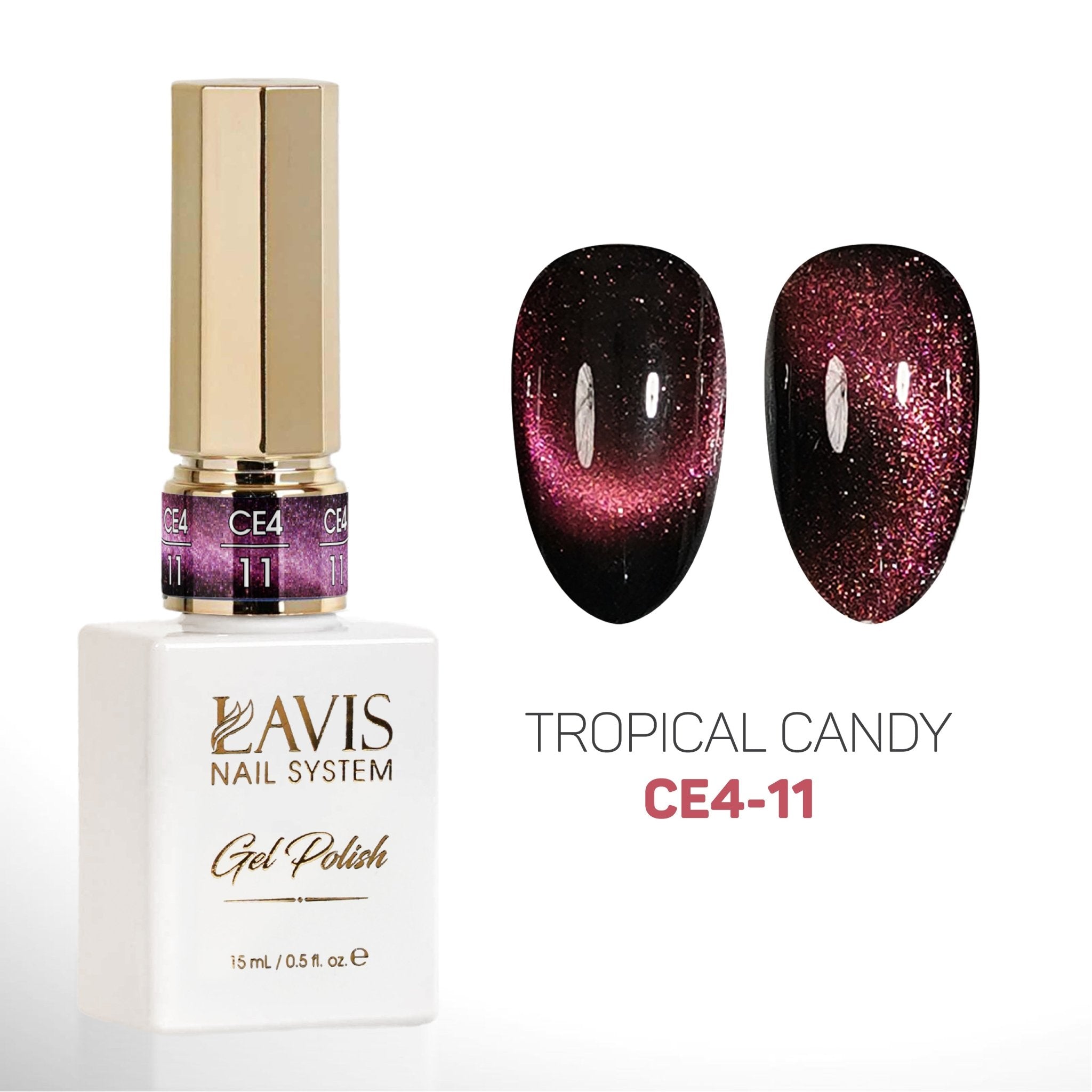 LAVIS Cat Eyes CE4 - 11 - Gel Polish 0.5 oz - Fairy Tale Collection - DTK Nail Supply