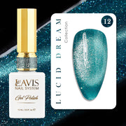 LAVIS Cat Eyes CE5 (Ver1) - Set 12 Gel Polish 0.5 oz - Lucid Dream Collection - DTK Nail Supply