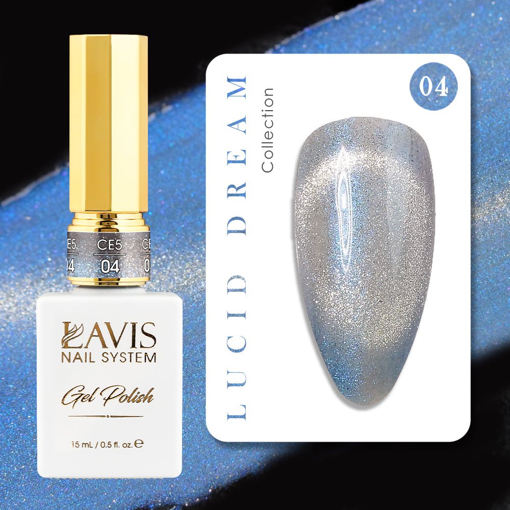 LAVIS Cat Eyes CE5 (Ver1) - Set 12 Gel Polish 0.5 oz - Lucid Dream Collection - DTK Nail Supply