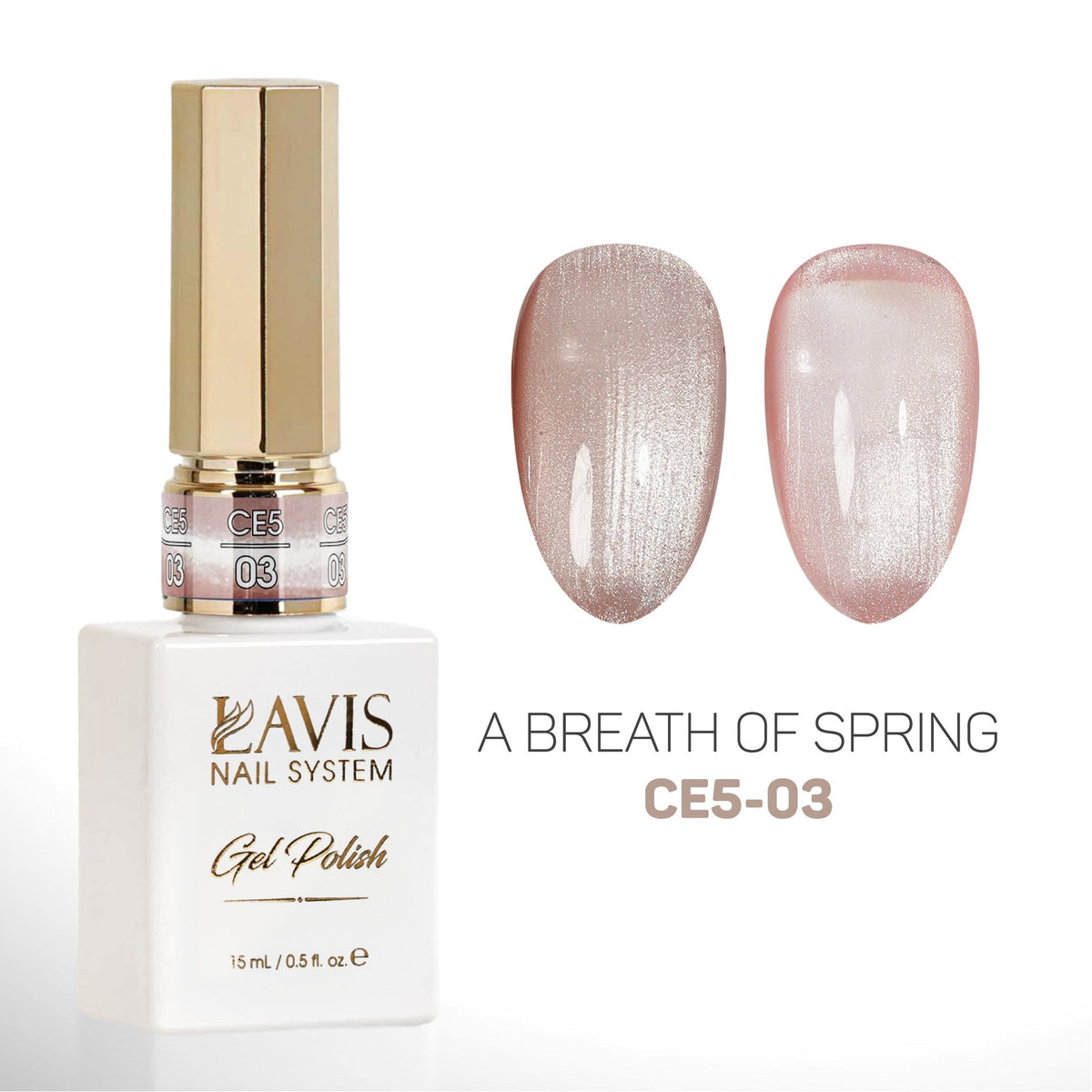 LAVIS 9D Cat Eyes CE5 - 03 (Ver2) - Gel Polish 0.5 oz - A Breath Of Spring Collection