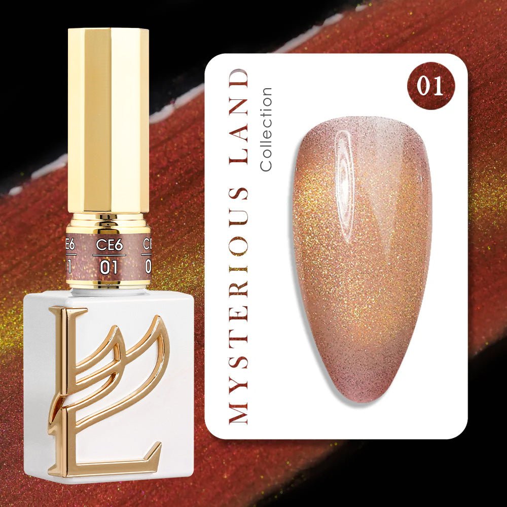 LAVIS Cat Eyes CE6 - 01 (Ver1) - Gel Polish 0.5 oz - Mysterious Land Collection - DTK Nail Supply