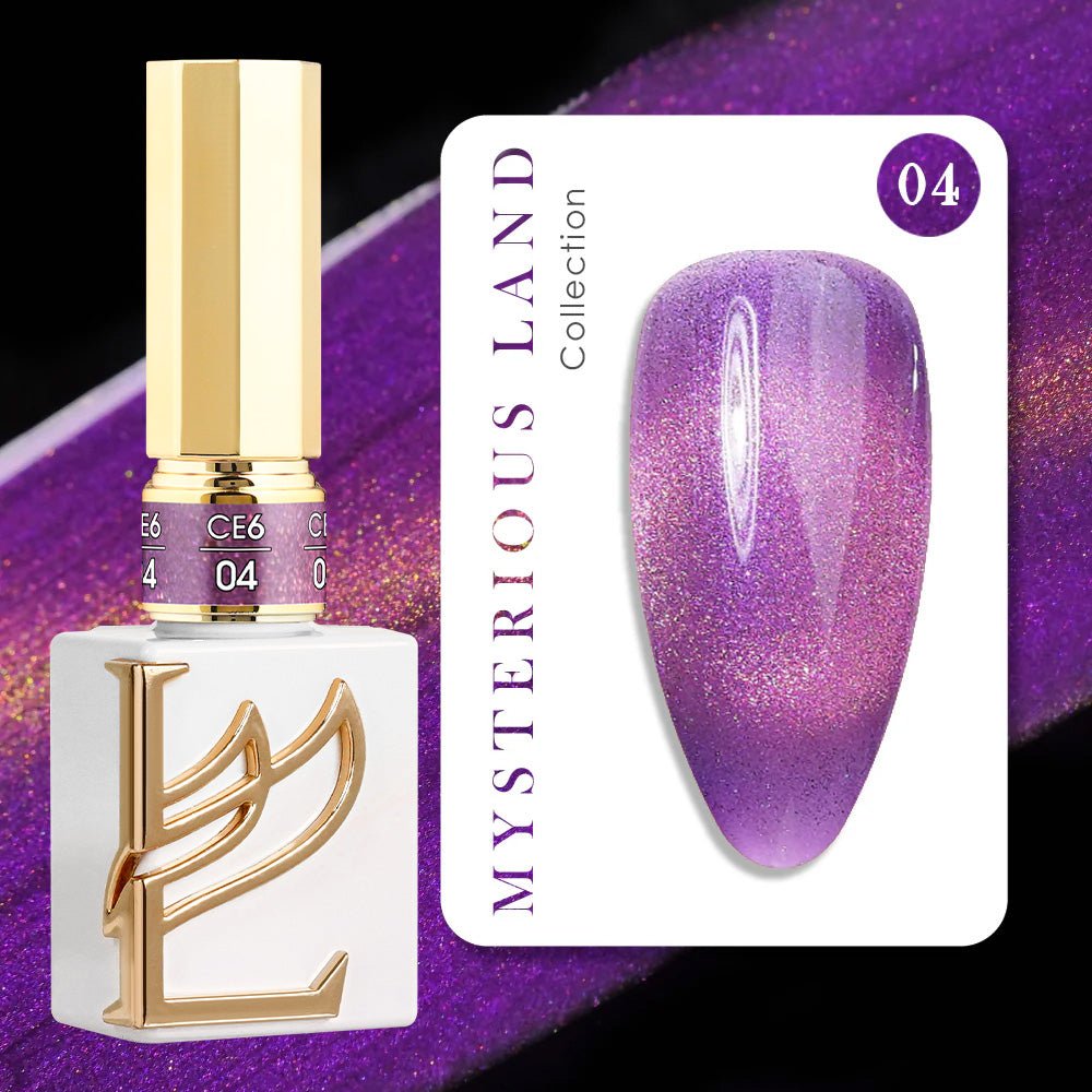 LAVIS Cat Eyes CE6 - 04 (Ver1) - Gel Polish 0.5 oz - Mysterious Land Collection - DTK Nail Supply