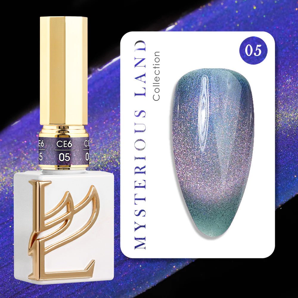 LAVIS Cat Eyes CE6 - 05 (Ver1) - Gel Polish 0.5 oz - Mysterious Land Collection - DTK Nail Supply
