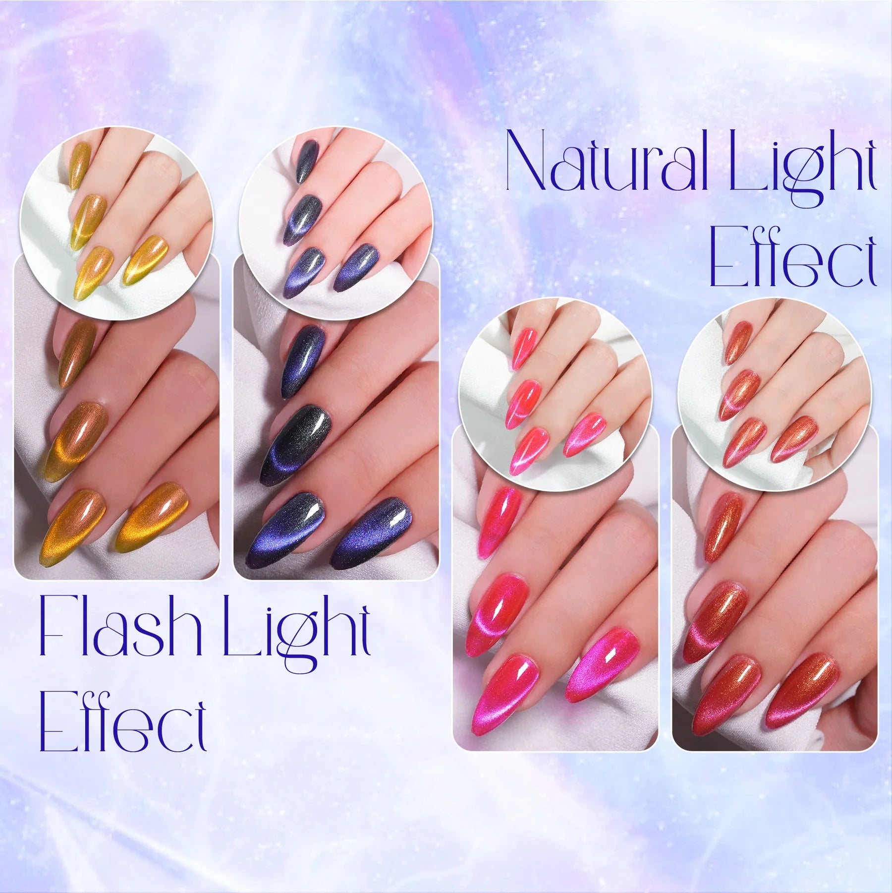 LAVIS Cat Eyes CE6 - 09 (Ver1) - Gel Polish 0.5 oz - Mysterious Land Collection - DTK Nail Supply