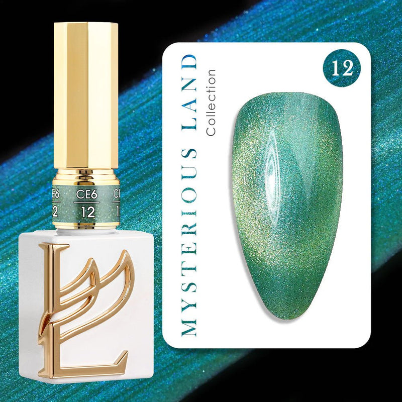 LAVIS Cat Eyes CE6 - 12 (Ver1) - Gel Polish 0.5 oz - Mysterious Land Collection - DTK Nail Supply