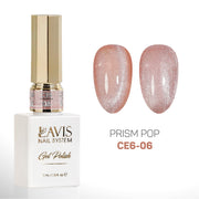 LAVIS Cat Eyes CE6 - Set 12 Colors (Ver2) - Gel Polish 0.5 oz - Prism Pop Collection - DTK Nail Supply