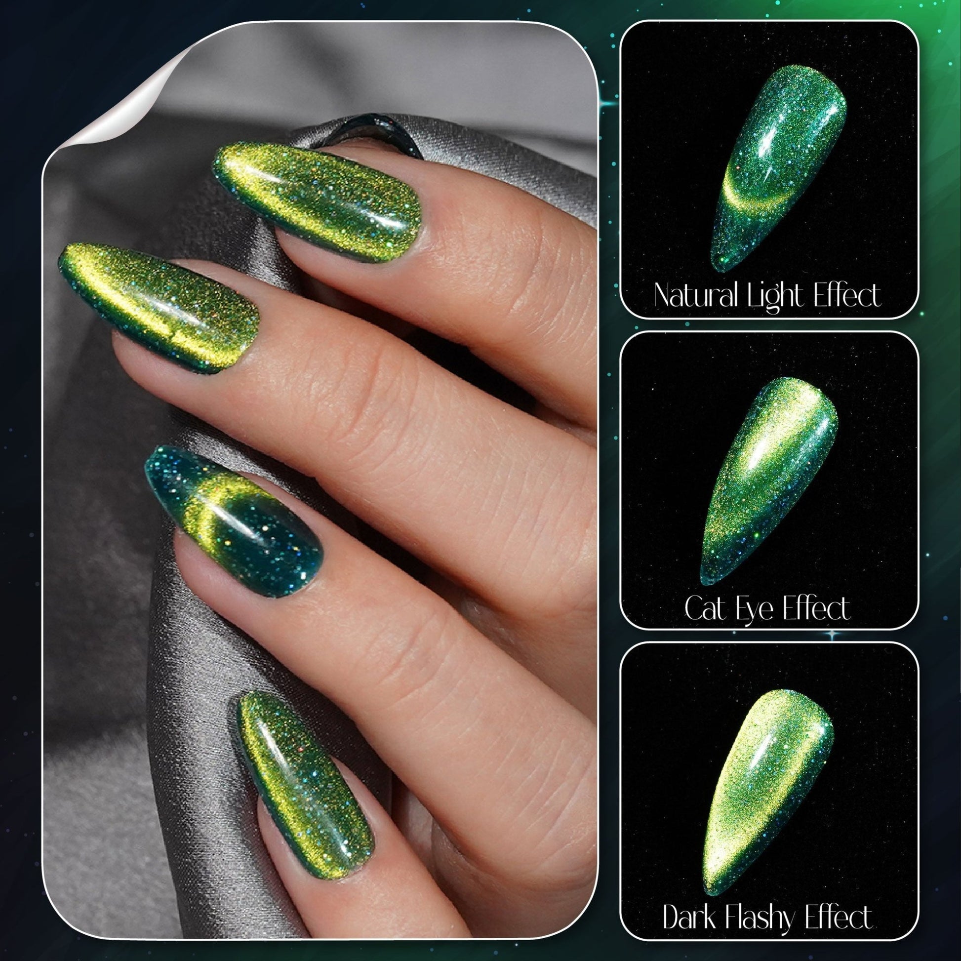 LAVIS Cat Eyes CE6 (Ver1) - Gel Polish 0.5 oz - Starlight Collection - FG - DTK Nail Supply