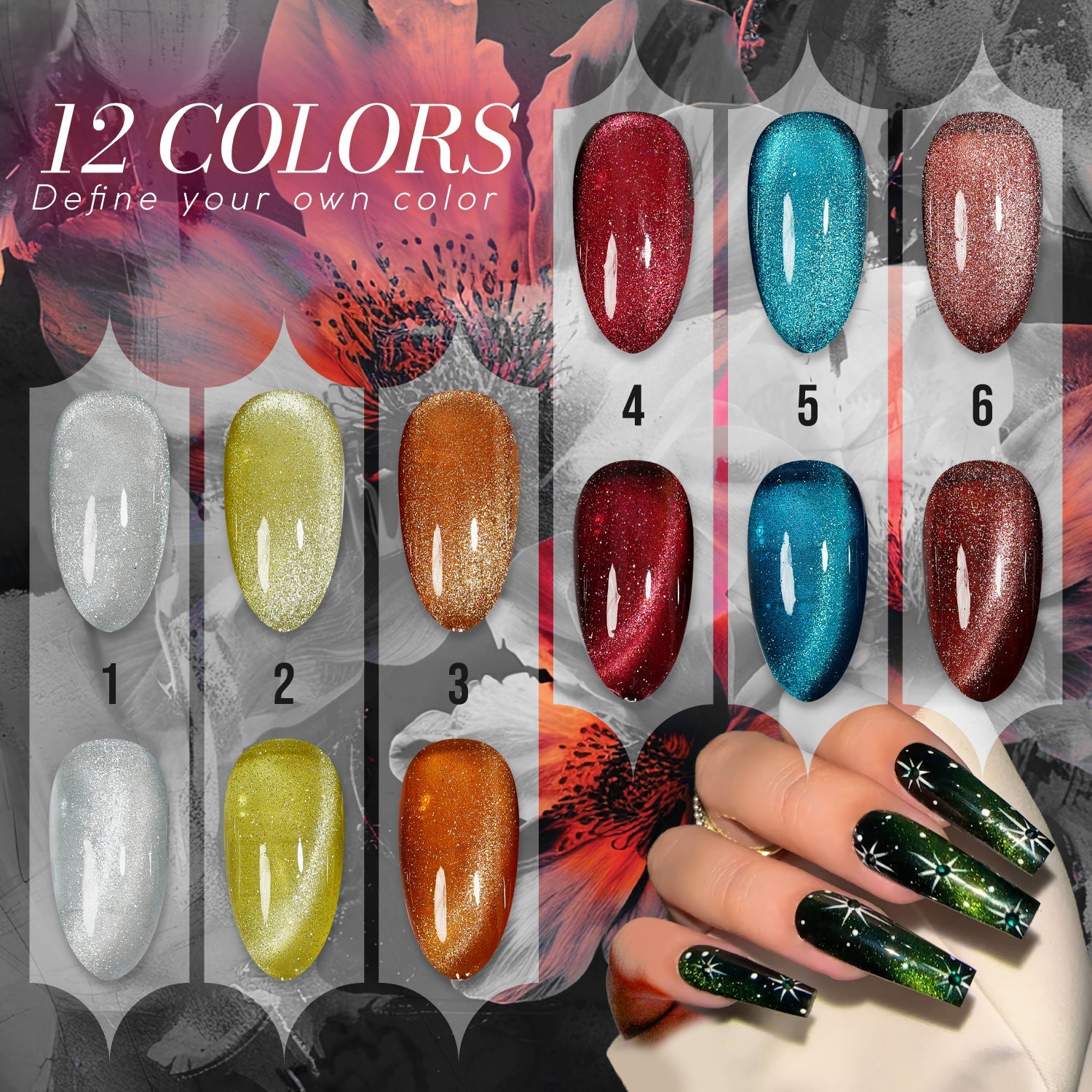 LAVIS Cat Eyes CE7 - 04 - Gel Polish 0.5 oz - VILLIAIN ERA Collection - DTK Nail Supply