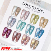 LAVIS Cat Eyes CE9 (Ver1) - Set 12 Gel Polish 0.5 oz - Love Pition Collection - DTK Nail Supply
