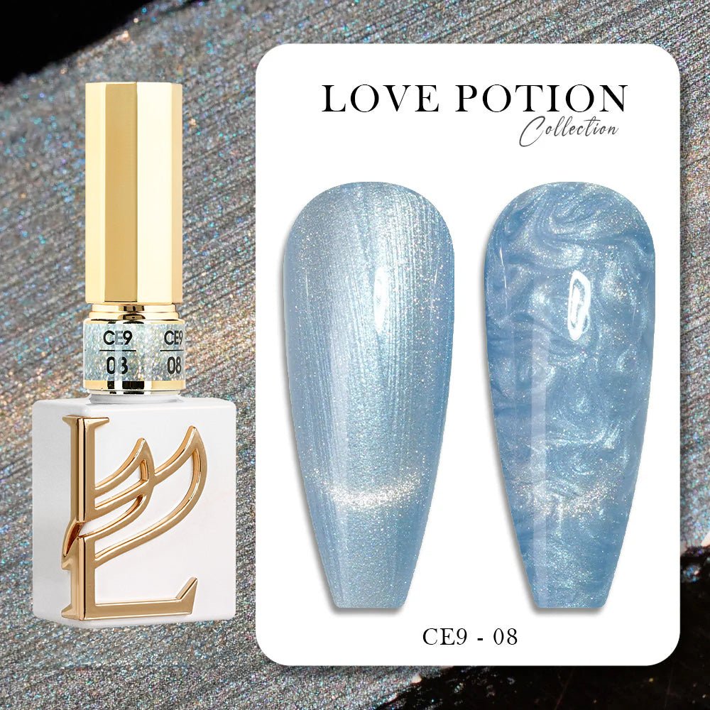 LAVIS Cat Eyes CE9 (Ver1) - Set 12 Gel Polish 0.5 oz - Love Pition Collection - DTK Nail Supply