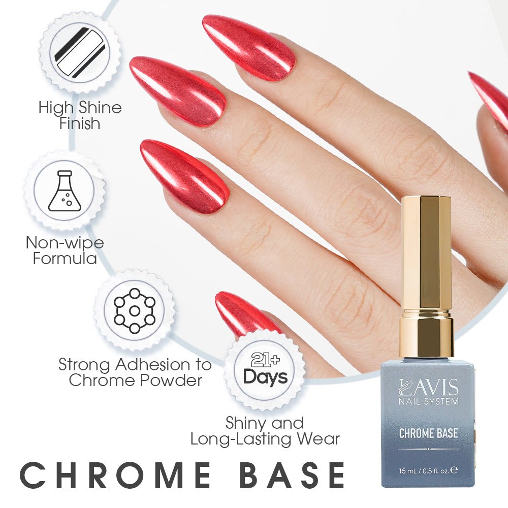 LAVIS Chrome Base - 0.5 oz (New) - DTK Nail Supply