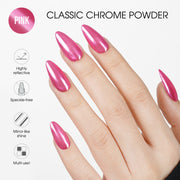 LAVIS Chrome Classic - Pink - 0.5gr (PCS) - DTK Nail Supply