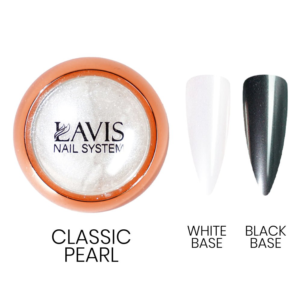 LAVIS Chrome Powder - AURORA GLASS - DTK Nail Supply