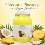 LAVIS Coconut Pineapple Sugar Scrub for Pedicure — 1-Gallon Salon Refill - DTK Nail Supply