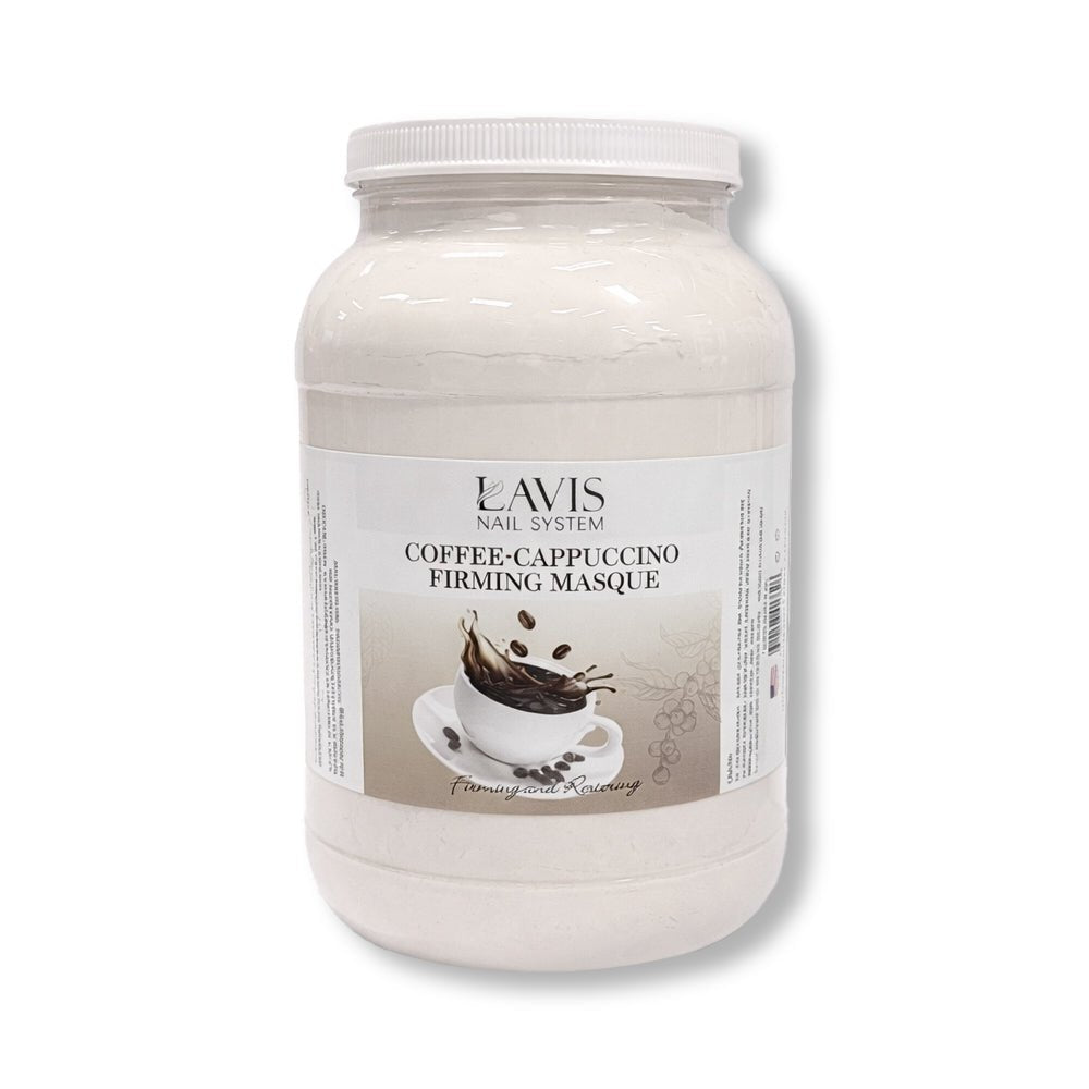 LAVIS - Coffee Cappuccino - Pedi Cream Mask for Pedicure - 1 gallon - DTK Nail Supply