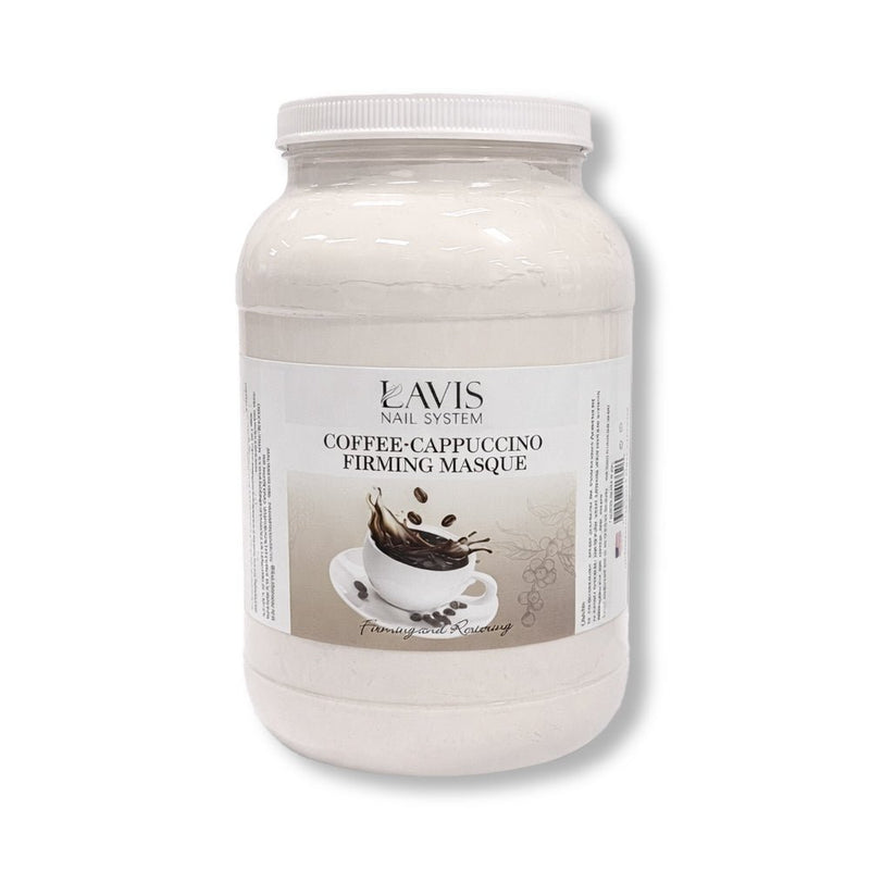 LAVIS - Coffee Cappuccino - Pedi Cream Mask for Pedicure - 1 gallon - DTK Nail Supply