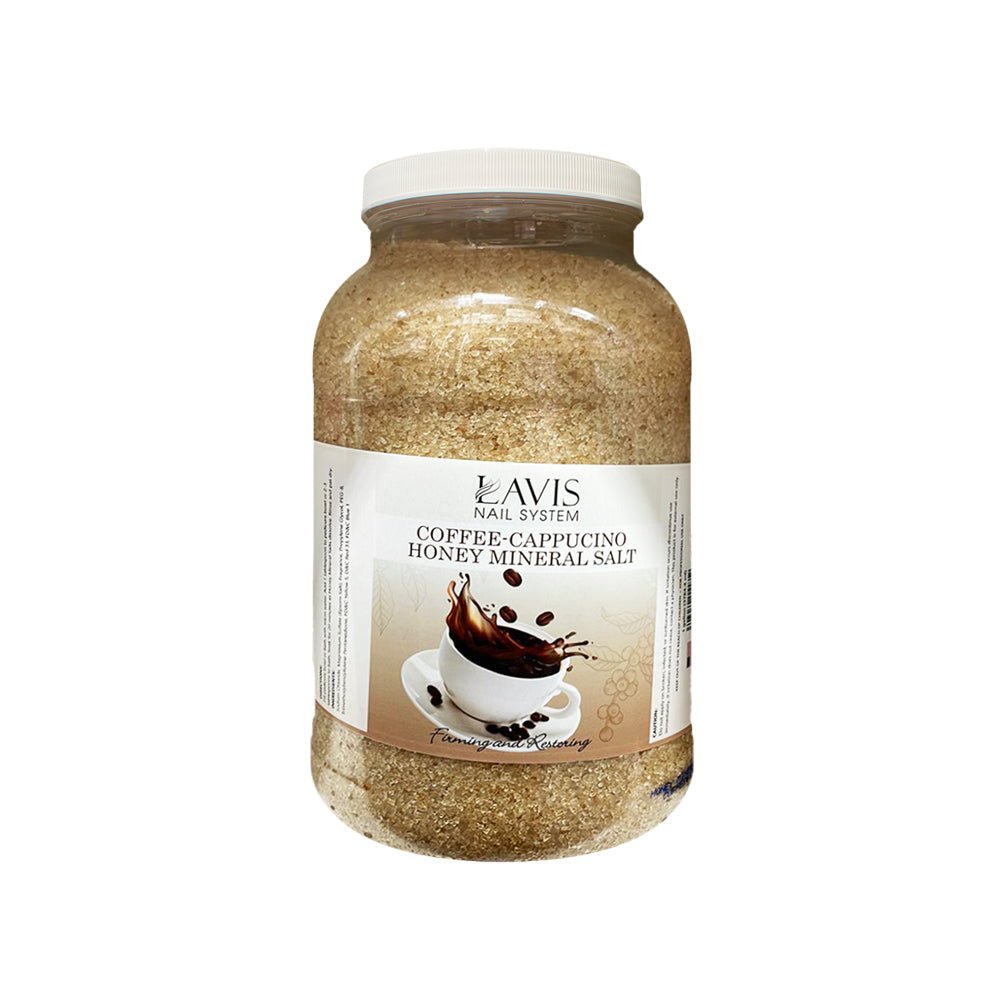 LAVIS - Coffee - Cappucino Honey Mineral Salt - 1Gallon - DTK Nail Supply