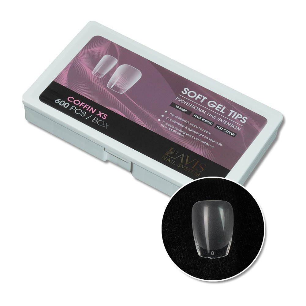 LAVIS Coffin - Soft Gel Tips - DTK Nail Supply