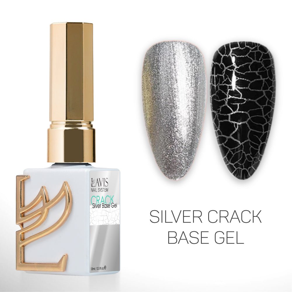 LAVIS Crack Gel Base Set 14 Colors - 0.5 oz - DTK Nail Supply