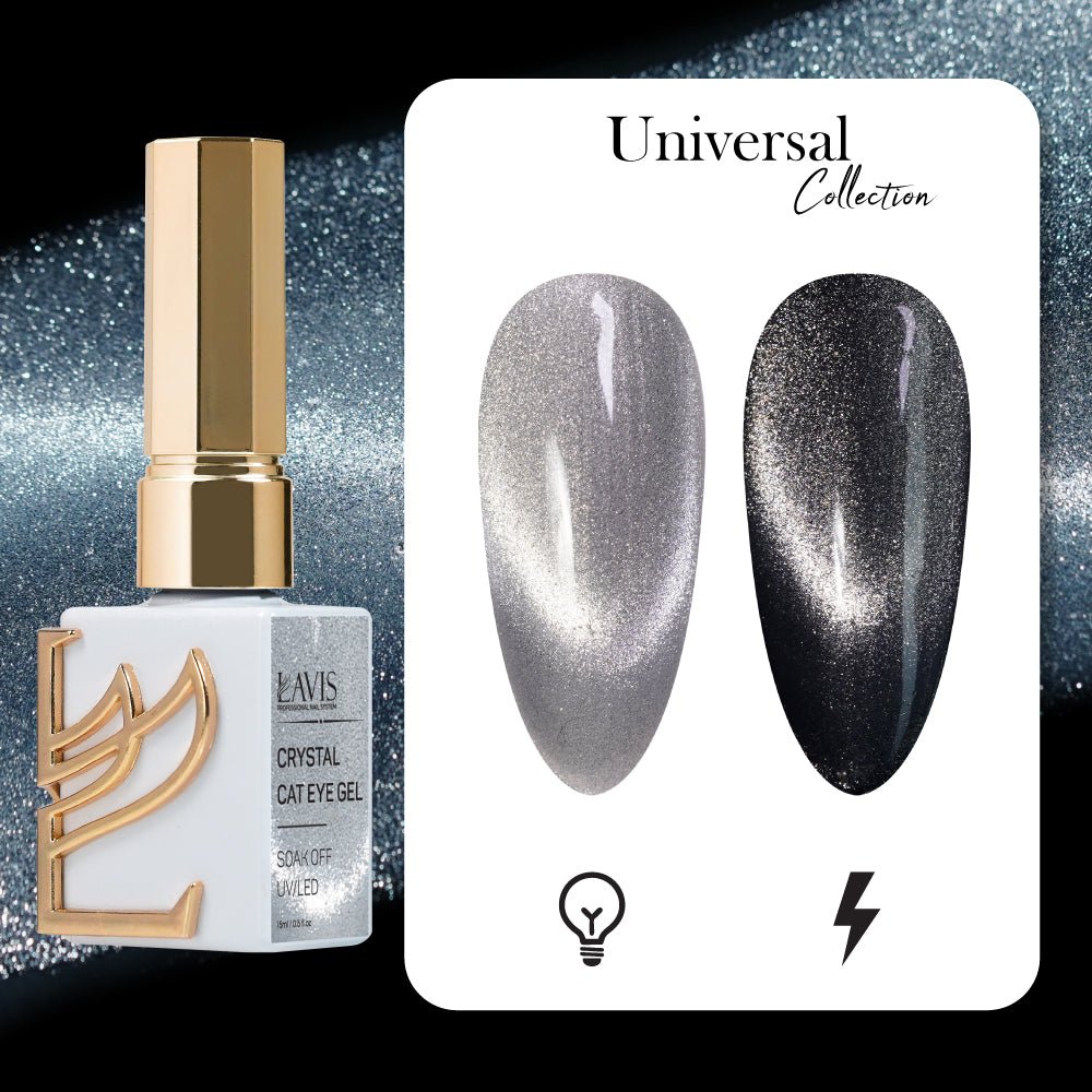 LAVIS Crystal Cat Eye Gel - Universal Cat Eye Collection - DTK Nail Supply