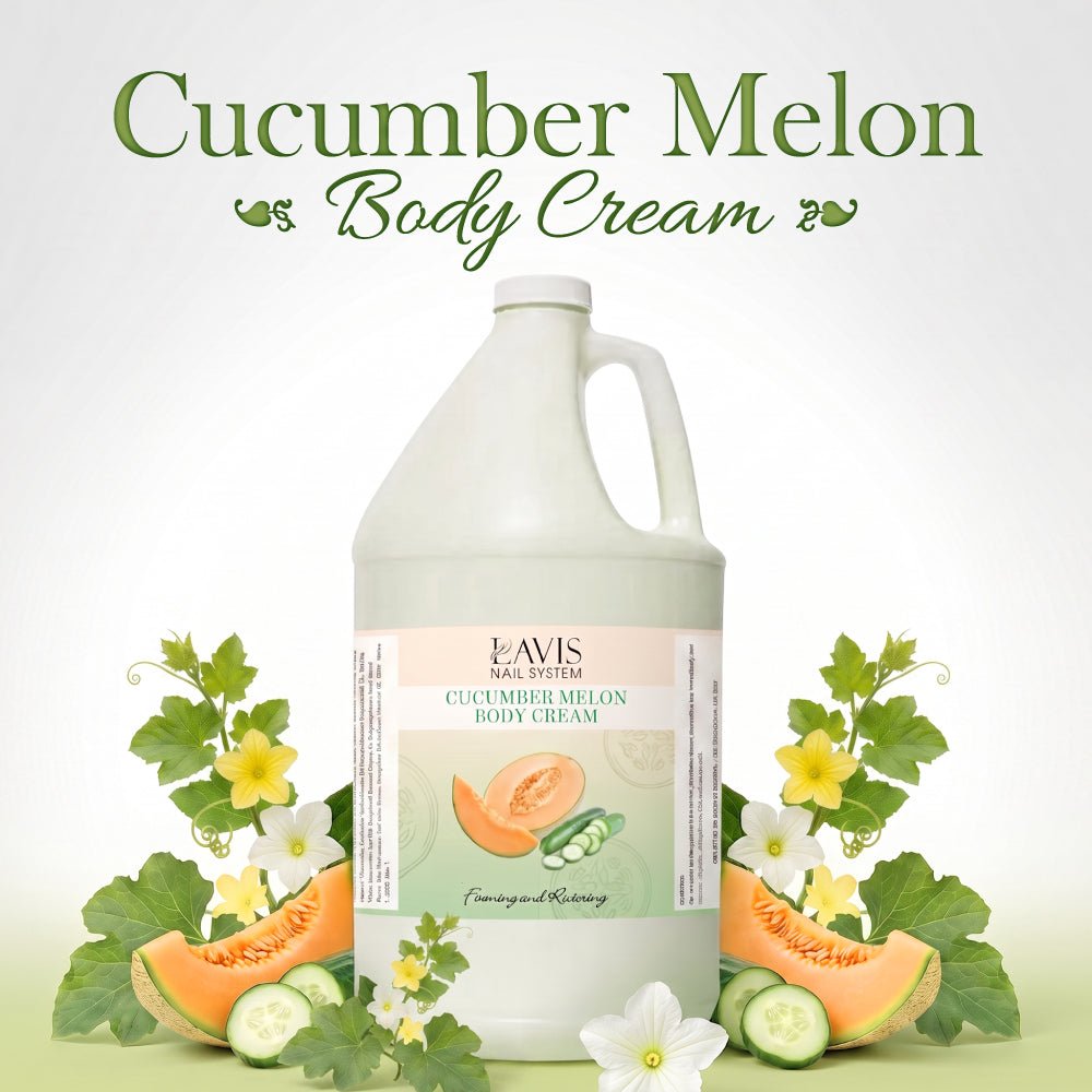 LAVIS - Cucumber Melon - Body Cream - 1Gallon - DTK Nail Supply
