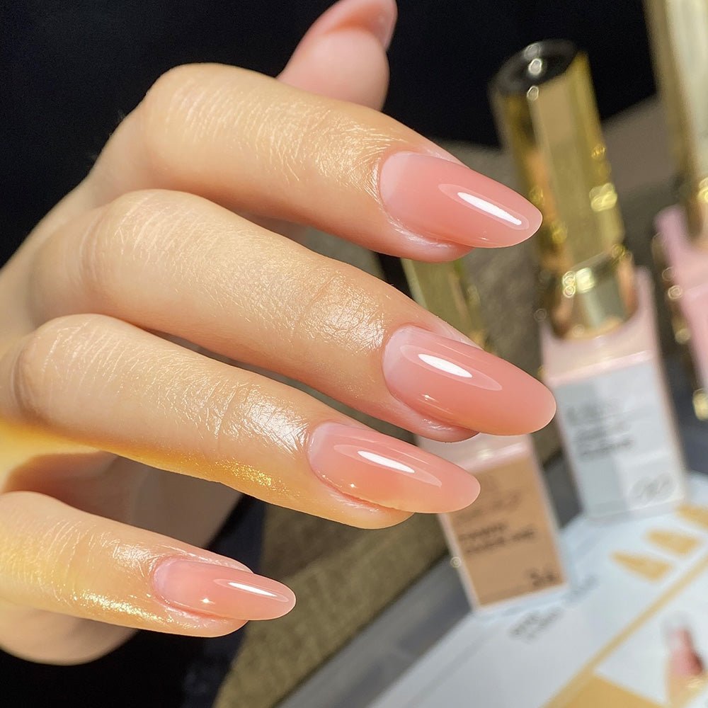 LAVIS - Dual Form Oval 15 Sizes Clear - DTK Nail Supply