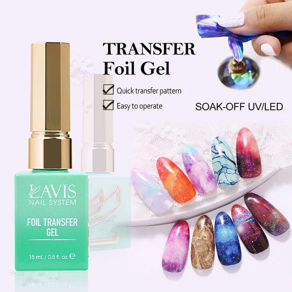 LAVIS Foil Transfer Gel (New) - Base & Top Gel