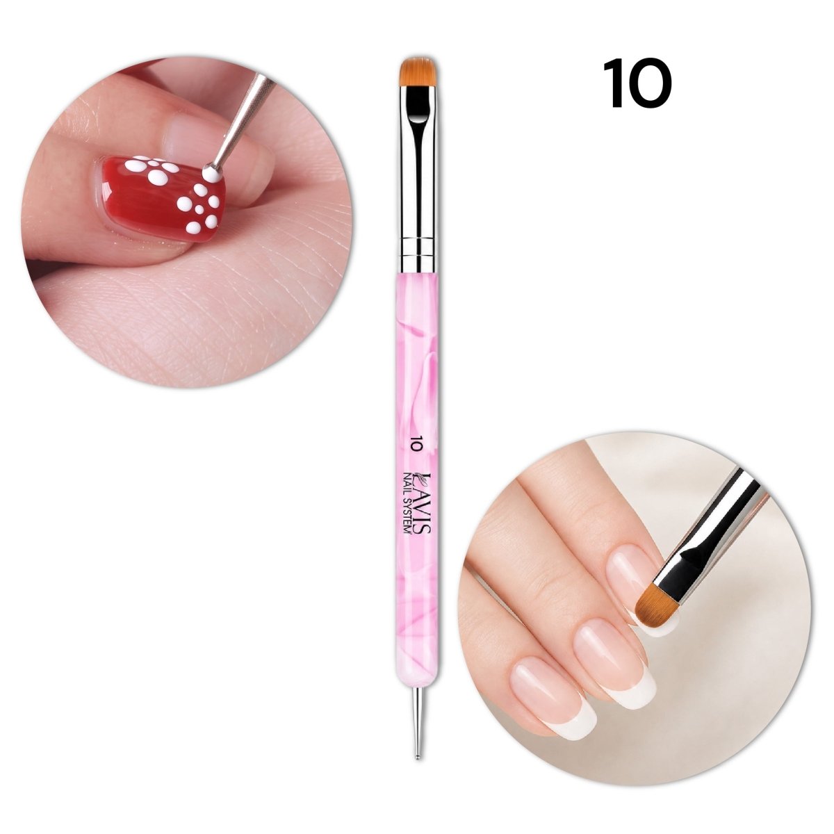 LAVIS French Brush Pink - 10 - DTK Nail Supply