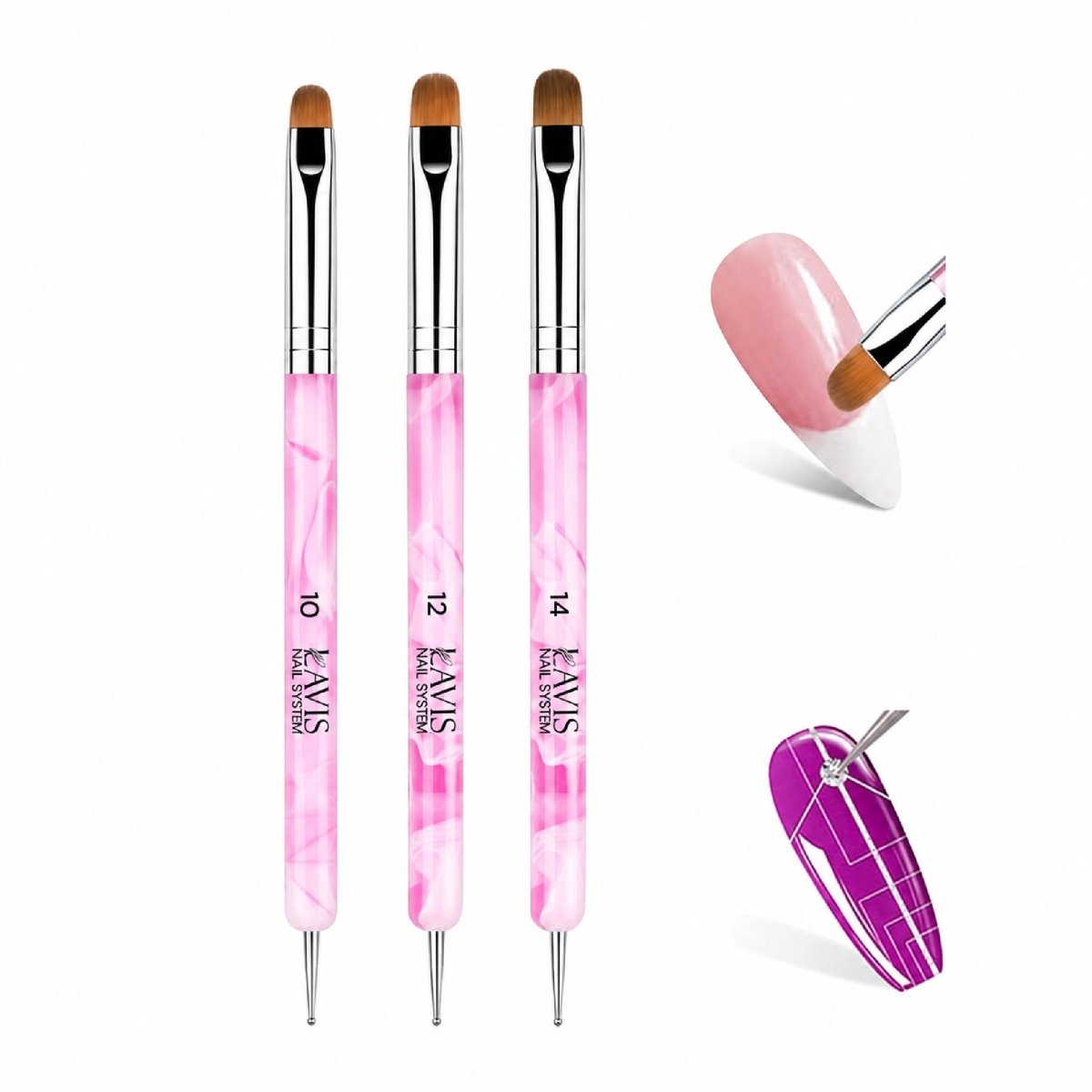 LAVIS French Brush Pink - 10 - DTK Nail Supply