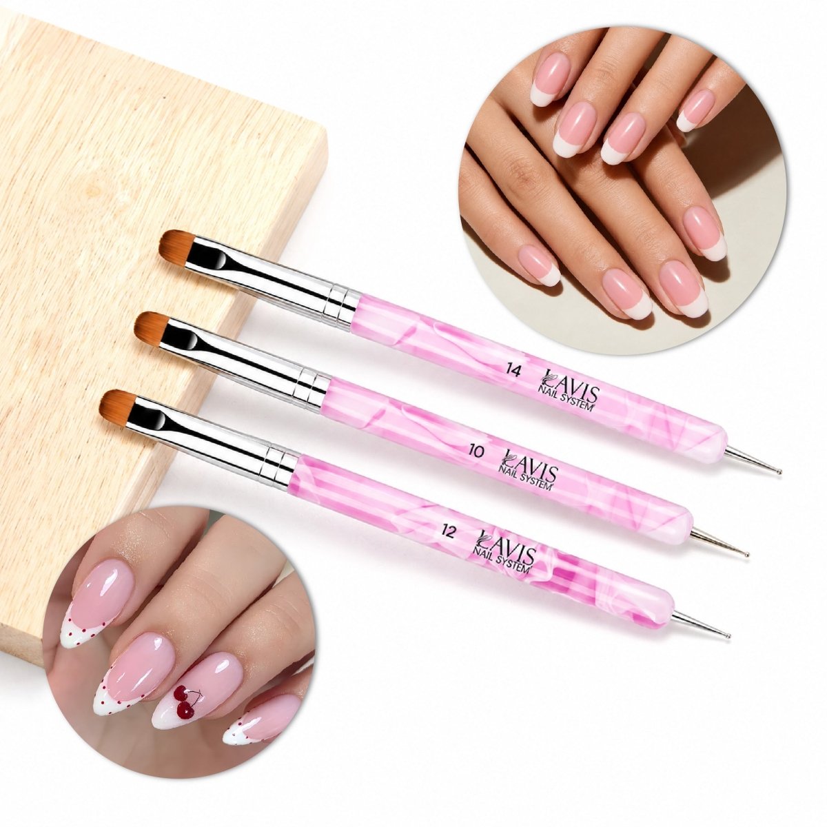 LAVIS French Brush Pink - 14 - DTK Nail Supply