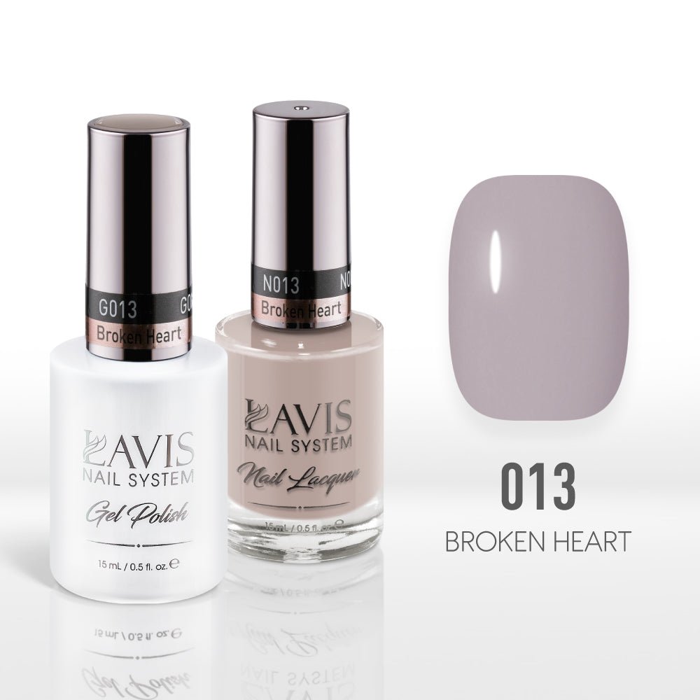 Lavis Gel Nail Polish Duo - 013 Broken Heart - DTK Nail Supply