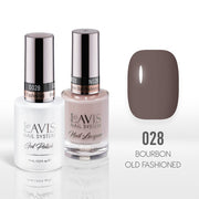 Lavis Gel Nail Polish Duo - 028 Bourbon Old Fashioned - DTK Nail Supply