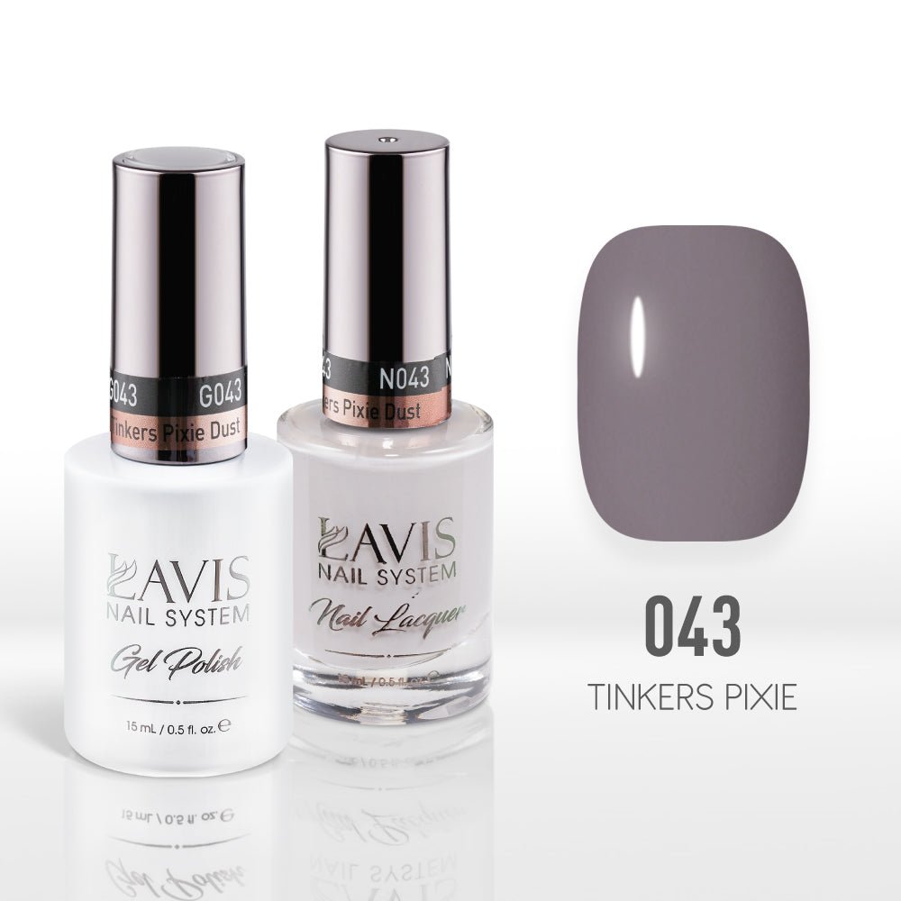 Lavis Gel Nail Polish Duo - 043 Tinkers Pixie Dust - DTK Nail Supply