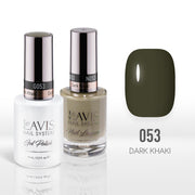 Lavis Gel Nail Polish Duo - 053 Dark Khaki - DTK Nail Supply