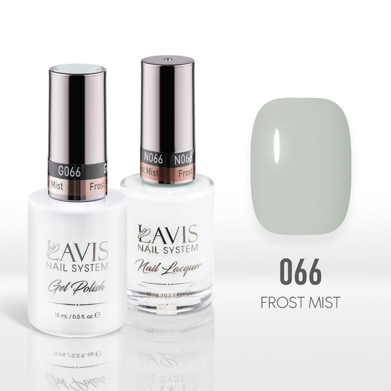 Lavis Gel Nail Polish Duo - 066 Frost Mist - DTK Nail Supply