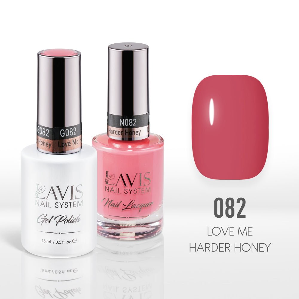 Lavis Gel Nail Polish Duo - 082 Love Me Harder Honey - DTK Nail Supply
