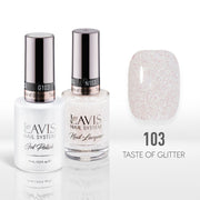 Lavis Gel Nail Polish Duo - 103 Taste of Glitter - DTK Nail Supply