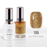 Lavis Gel Nail Polish Duo - 105 All That Is Gold - DTK Nail Supply