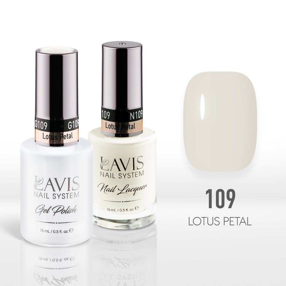 Lavis Gel Nail Polish Duo - 109 Lotus Petal - DTK Nail Supply