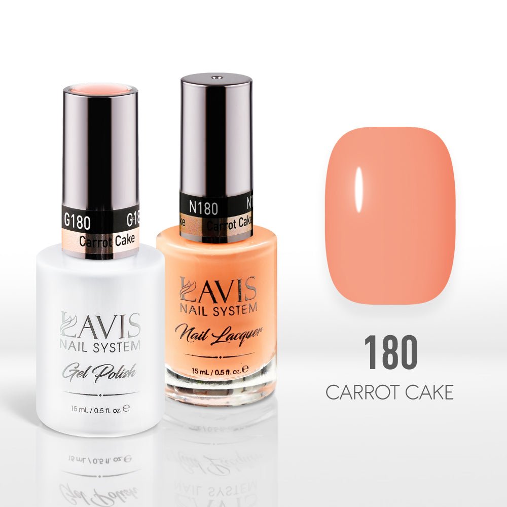 Lavis Gel Nail Polish Duo - 180 Carrot Cake - DTK Nail Supply
