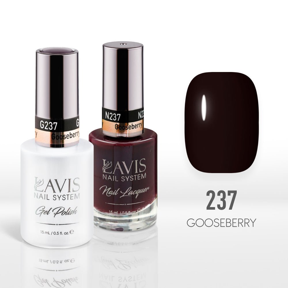 Lavis Gel Nail Polish Duo - 237 Gooseberry - DTK Nail Supply